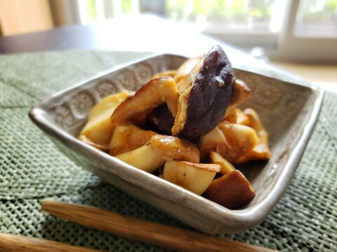 【独居自炊】焼きキノコの醤油こうじ和え